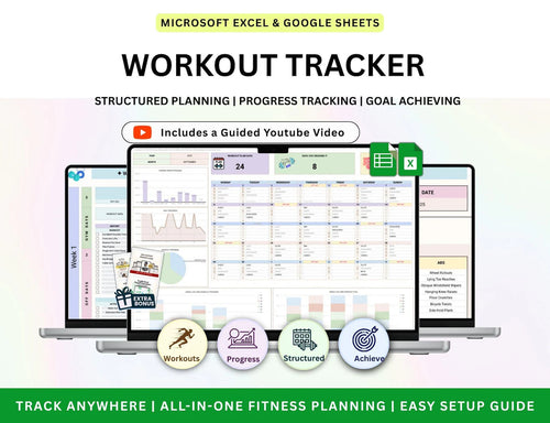 Gym Workout Planner Spreadsheet